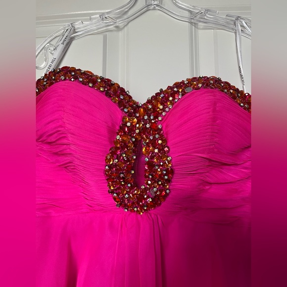 Sherri Hill pink dress size 2 - Picture 3 of 3